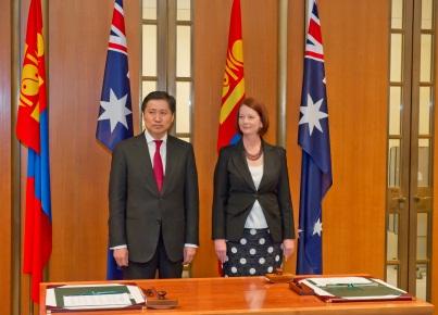 Visit by His Excellency Mr Sukhbaatar Batbold MP, Prime Minister of Mongolia